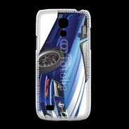 Coque Samsung Galaxy S4mini Mustang bleue