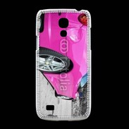 Coque Samsung Galaxy S4mini Voiture de sport rose italienne