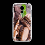 Coque Samsung Galaxy S4mini Macaron chocolat 
