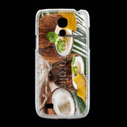 Coque Samsung Galaxy S4mini Pinacolada dans une noix de coco