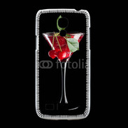 Coque Samsung Galaxy S4mini Cocktail Martini cerise