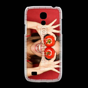 Coque Samsung Galaxy S4mini Femme tomate humour