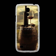 Coque Samsung Galaxy S4mini Vin rouge et paysage viticole