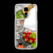 Coque Samsung Galaxy S4mini Champagne et fraises