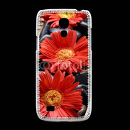 Coque Samsung Galaxy S4mini Fleurs Zen rouge 10