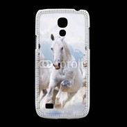 Coque Samsung Galaxy S4mini Chevaux blancs