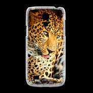 Coque Samsung Galaxy S4mini Portrait de léopard