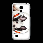 Coque Samsung Galaxy S4mini Chien et musique