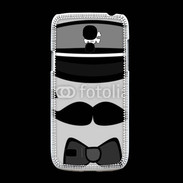 Coque Samsung Galaxy S4mini Moustache et casquette tête de mort