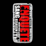 Coque Samsung Galaxy S4mini Enquête de police