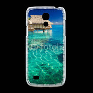 Coque Samsung Galaxy S4mini Bungalow sur l'eau des tropiques