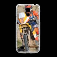 Coque Samsung Galaxy S4mini Rallie Raid en moto