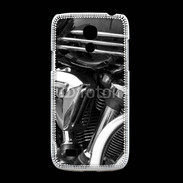 Coque Samsung Galaxy S4mini Moto et chrome