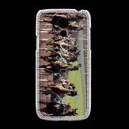 Coque Samsung Galaxy S4mini Arrivée de course de trot en sulky