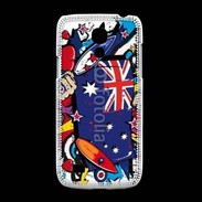 Coque Samsung Galaxy S4mini Graffiti Australie rugby