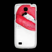 Coque Samsung Galaxy S4mini bouche sexy rouge à lèvre gloss crayon contour