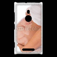 Coque Nokia Lumia 925 Femme enceinte avec bébé dans le ventre