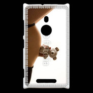 Coque Nokia Lumia 925 Femme enceinte avec peluche