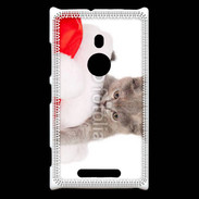 Coque Nokia Lumia 925 Chaton Noël