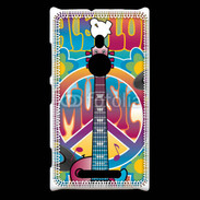 Coque Nokia Lumia 925 Peace love music 3