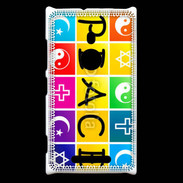 Coque Nokia Lumia 925 Paix dans toutes les religions