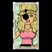 Coque Nokia Lumia 925 Hippie en dessin