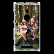 Coque Nokia Lumia 925 Hippie et guitare 5