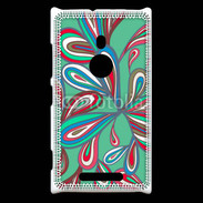 Coque Nokia Lumia 925 Fond Hippie en vert 