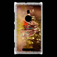 Coque Nokia Lumia 925 Groupe de hippie dans les champs