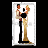 Coque Nokia Lumia 925 Couple glamour dessin