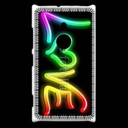 Coque Nokia Lumia 925 Love en couleur