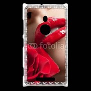Coque Nokia Lumia 925 Bouche et rose glamour