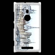 Coque Nokia Lumia 925 Vintage Paris en dessin 2