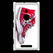 Coque Nokia Lumia 925 Chaussure Converse rouge