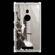 Coque Nokia Lumia 925 Pêcheur noir et blanc