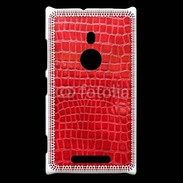 Coque Nokia Lumia 925 Effet crocodile rouge