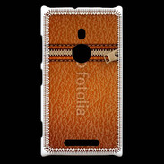 Coque Nokia Lumia 925 Effet cuir avec zippe