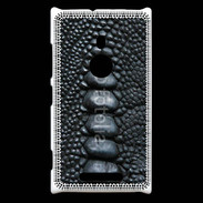 Coque Nokia Lumia 925 Effet crocodile noir