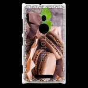 Coque Nokia Lumia 925 Macaron chocolat 