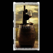 Coque Nokia Lumia 925 Vin rouge et paysage viticole