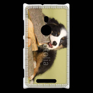 Coque Nokia Lumia 925 Chiot bucheron