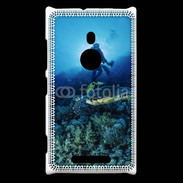 Coque Nokia Lumia 925 Tortue et plongeur