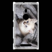 Coque Nokia Lumia 925 Chaton aux yeux bleus 10