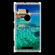 Coque Nokia Lumia 925 Bungalow sur l'eau des tropiques