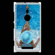 Coque Nokia Lumia 925 Femme à la piscine