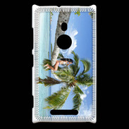 Coque Nokia Lumia 925 Palmier et charme sur la plage