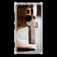 Coque Nokia Lumia 925 Croix en bois 5