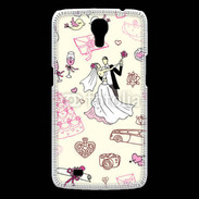 Coque Samsung Galaxy Mega Thème mariage 1