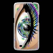 Coque Samsung Galaxy Mega Œil hippie