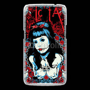 Coque Samsung Galaxy Mega Dessin femme gothique